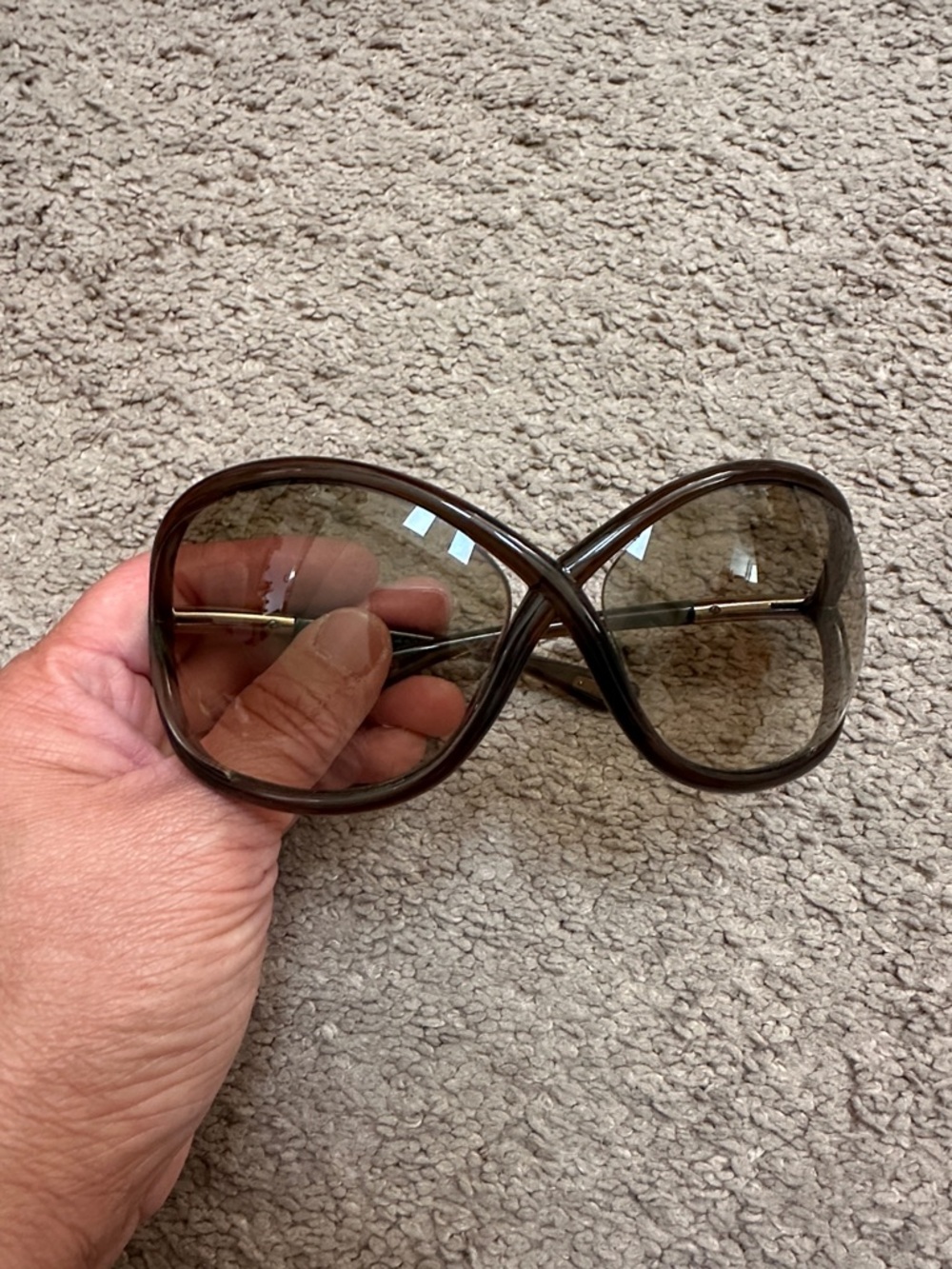 Tom Ford WHITNEY Geometric Sunglasses
